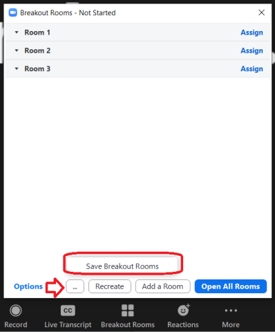 saveBreakoutRooms