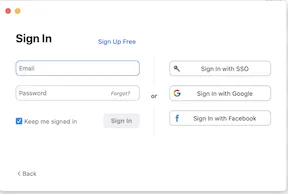 zoom client sign in with sso